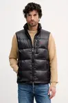Péřová vesta Polo Ralph Lauren černá barva, zimní, 710P06138