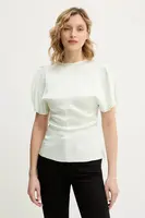 Halenka Victoria Beckham dámská, zelená barva, hladká, 1126WTP006579A