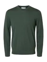 SELECTED Sveter 'SLHTray'  tmavozelená