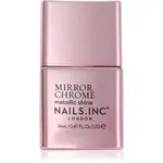 Nails Inc. Mirror Chrome lak na nehty s vysokým leskem odstín You're being Chromatic 14 ml