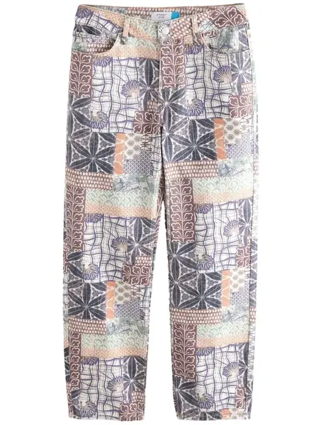 Next Džínsy  modrá / žltá / svetlozelená / biela