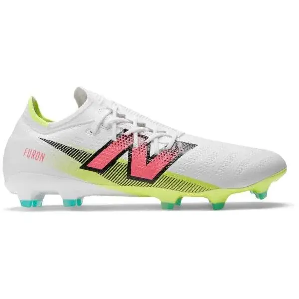 New Balance FURON PRO FG V7+ Pánske kopačky, biela, veľkosť 41.5