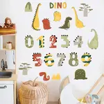 Sipo DINO NUMBERS Nástenne samolepky do detskej izby, mix, veľkosť