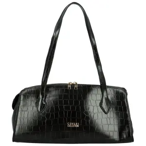 Módní dámská kabelka na rameno Coveri Saimi, černá