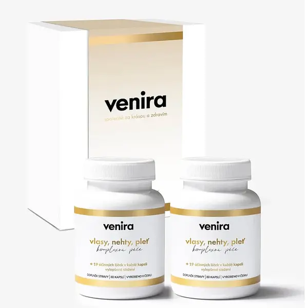 VENIRA Dárková sada pro vlasy, nehty a pleť
