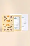 Kalendár so semenami rastlín na pestovanie RESETEA Plantable Calendar 10,5 x 15 cm viac farieb