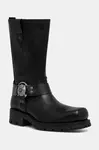 Kožené členkové topánky New Rock Itali Negro, Motorcycle Negro