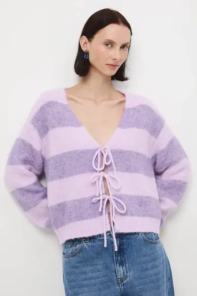 Kardigan Medicine dámský, fialová barva