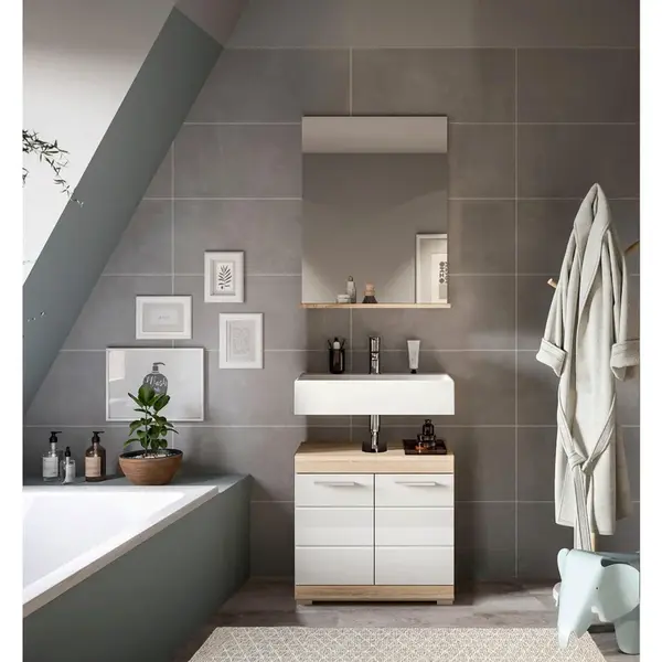 MID.YOU KOUPELNA vysoce lesklá bílá