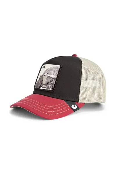 Čepice s kšiltem ze směsi bavlny Goorin Bros Tricolor Tortiouse černá barva, 101-2337