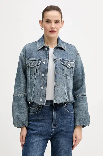 Bavlněná džínová bunda Calvin Klein Jeans