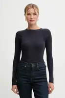 Vlněný svetr MAX&Co. dámský, tmavomodrá barva, 2526366134200