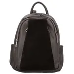 Dámsky kožený batoh tmavo hnedý - Delami Vera Pelle Naoto