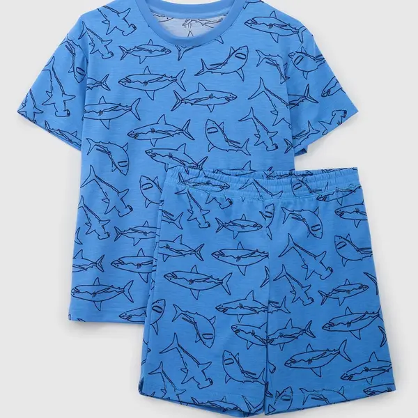 GAP Dětské vzorované pyžamo - Kluci