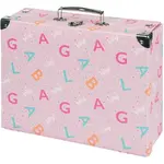 BAAGL LOGO Skladací školský kufrík, ružová, veľkosť