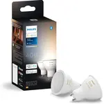 Philips Hue Smart žiarovka White Ambiance GU10 4,2 W 2200-6500K 400lm, 2 ks