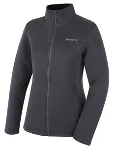 Husky Akra L L, dark grey Dámský svetr na zip