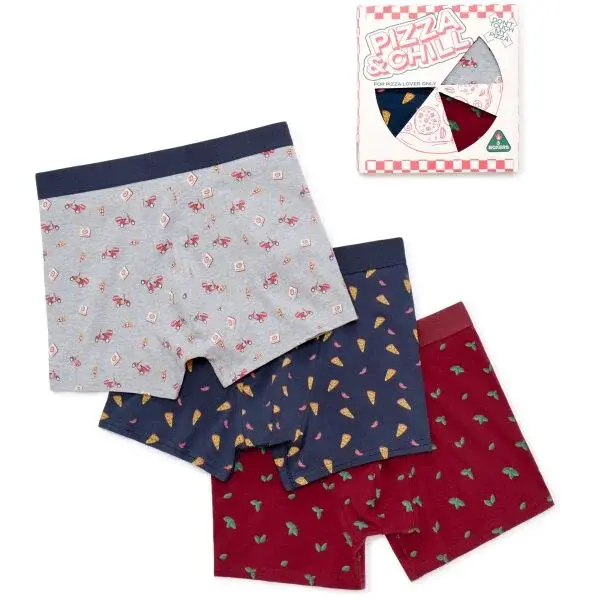 CELIO XMIBOPIZZA Pánské boxerky v dárkovém balení, mix, velikost