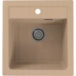 Alveus Granitový drez Atrox 20, béžová, 47 x 50 cm