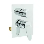 Vaňová sprchová batéria s prepínačom Titania IRIS New chróm