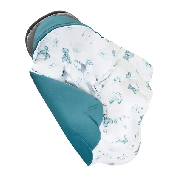 Belisima Fusak zavinovací do autosedačky Velvet Baby Boy