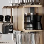 Koupelnová skříňka / kanistr - Bathroom Cabinet, Nano Black, 6 variant - Danish Fuel Varianta: Red Gum