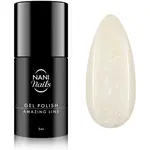 NaniNails NANI Amazing Line gelový lak na nehty odstín Ivory Shimmer 5 ml