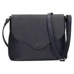 Dámska kožená crossbody kabelka Italia Alice - tmavo modrá