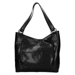 Dámská kožená kabelka Marta Ponti Carrole - černá