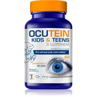 Da Vinci Academia Ocutein Kids & Teens s luteinem žvýkací měkké tobolky pro podporu zdraví zraku příchuť Strawberry 60 ks