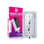 JP Magic Box 5D Tvrzené sklo s jednoduchou aplikací, iPhone 14 Pro, černé