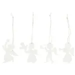 IB Laursen Vánoční ozdoba PAPER ANGEL, bílá