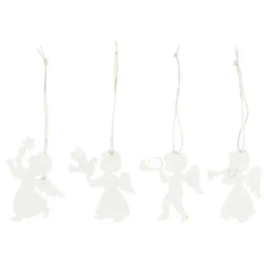 IB Laursen Vánoční ozdoba PAPER ANGEL, bílá