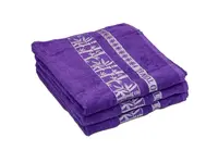 2x osuška BAMBOO 70x140 cm fialová, 70% bambus | 30% bavlna