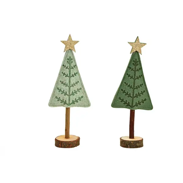 Vianočné dekorácie FELT TREE, 27 cm - viac farieb