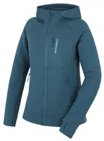 Husky Anara L XL, turquoise Dámská mikina s kapucí