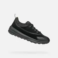 Black Men's Geox Spherica Actif Sneakers - Men's
