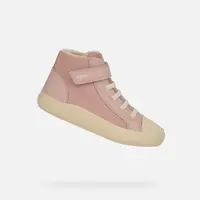 Pink Girls' Geox Gisli Sneakers - Girls