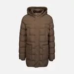 Men's Brown Quilted Jacket Geox Leitan - Mens