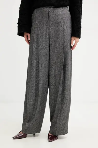 Kalhoty s příměsí vlny BOSS Telda