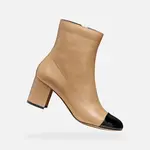 Dámská kotníková obuv geox virnilisa 65 béžová 37