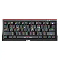 Marvo KG962G EN - R, klávesnice US, herní, mechanická typ drátová (USB), černá, RGB, červené spínače