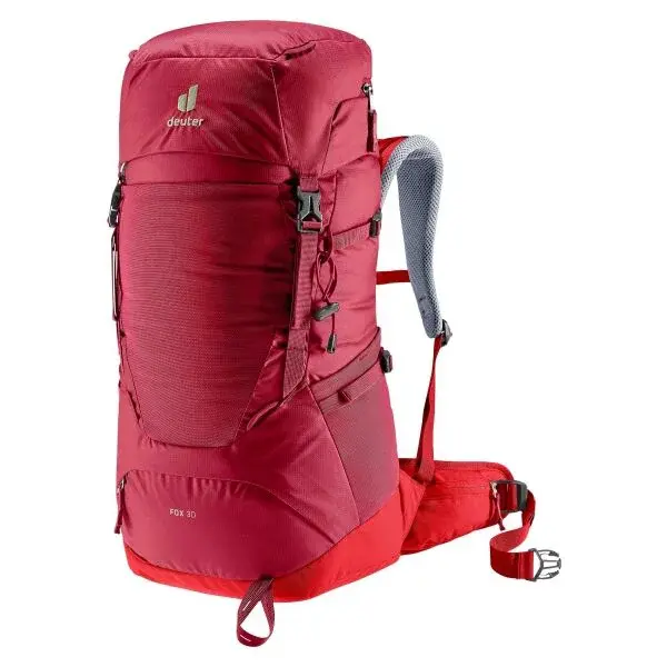 DEUTER FOX 30 Dětský turistický batoh, červená, velikost
