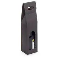 50  x Elegantný obal na víno so zrnitou textúrou pre 1 fľašu 90x90x385mm