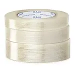 48 x Vyztužená lepicí páska 19mm, návin 50m, průhledná, podélne vyztužená, tloušťka 110µm | RAJA