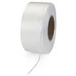 Průmyslová PP vázací páska, 12 x 0,6 mm, návin 2800 m, bílá, pevnost v tahu 155kg | RAJA