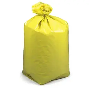 150 x Pytle na odpadky žluté, 120 l, tloušťka 36µm, 10ks v roli