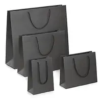 Luxusní kraftová taška s bavlněnými úchyty 550x450x150 mm, RŮŽOVÁ