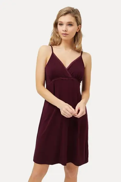 Dámská bambusová košilka JESSICA L Bordó