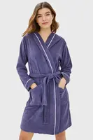 Dámský krátký župan LUISA S Fialová